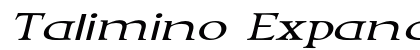 Talimino Expanded Italic Preview