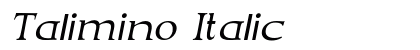Talimino Italic Preview