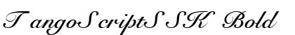 TangoScriptSSK Bold preview