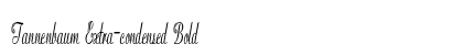Tannenbaum Extra-condensed Bold Preview