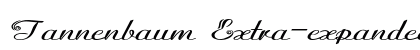 Tannenbaum Extra-expanded Bold Preview