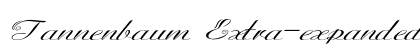 Tannenbaum Extra-expanded Italic preview