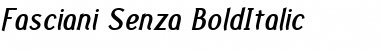 Fasciani-Senza Font