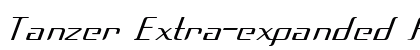 Tanzer Extra-expanded Regular Preview