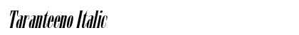 Taranteeno Italic preview