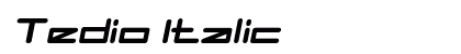 Tedio Italic preview