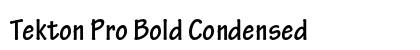 Tekton Pro Bold Condensed Preview