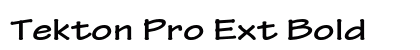 Tekton Pro Ext Bold preview