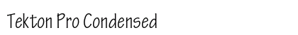 Tekton Pro Condensed Preview