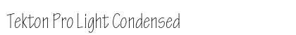 Tekton Pro Light Condensed Preview