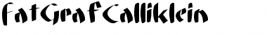 Download FatGrafCalliklein Font