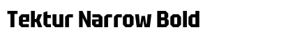 Tektur Narrow Bold preview