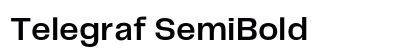 Telegraf SemiBold Preview