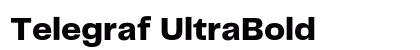 Telegraf UltraBold Preview