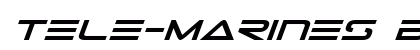 Tele-Marines Bold Expanded Italic Bold Expanded Italic preview