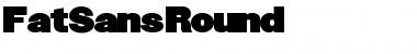 FatSansRound Regular Font