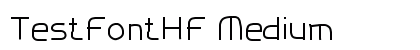 TestFontHF Medium preview