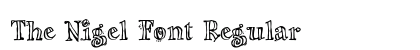 The Nigel Font Regular preview