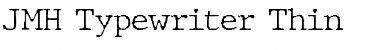JMH Typewriter Font