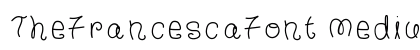 TheFrancescaFont Medium preview