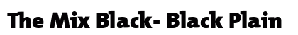 The Mix Black- Black Plain Preview