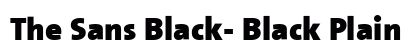 The Sans Black- Black Plain Preview