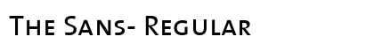 The Sans- Regular preview