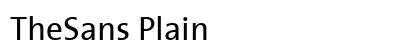 TheSans Plain Preview