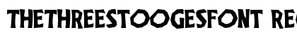 TheThreeStoogesFont Regular preview