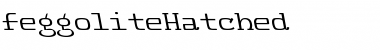 FeggoliteHatched Regular Font