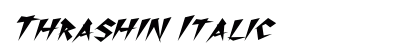 Thrashin Italic preview