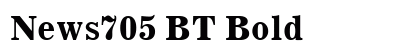 News705 BT Bold preview