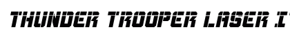 Thunder Trooper Laser Italic Italic preview