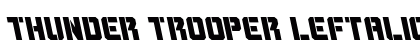 Thunder Trooper Leftalic Italic preview