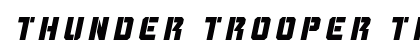 Thunder Trooper Title Italic Italic preview