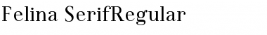 Felina SerifRegular Font