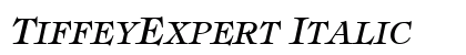 TiffeyExpert Italic preview