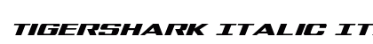 Tigershark Italic Italic preview
