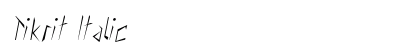 Tikrit Italic preview
