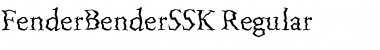 FenderBenderSSK Font