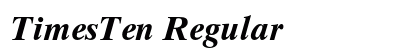 TimesTen Regular preview