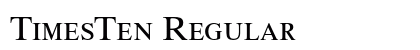 TimesTen Regular preview