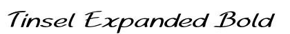 Tinsel Expanded Bold Preview