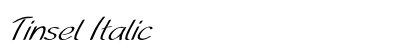 Tinsel Italic Preview
