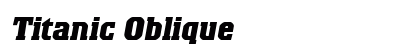 Titanic Oblique preview