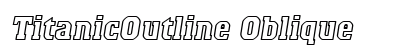 TitanicOutline Oblique preview