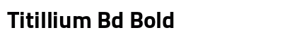 Titillium Bd Bold preview