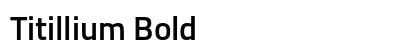 Titillium Bold preview