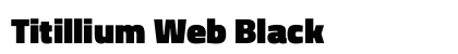 Titillium Web Black Preview