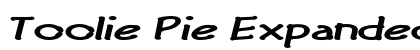 Toolie Pie Expanded Bold preview